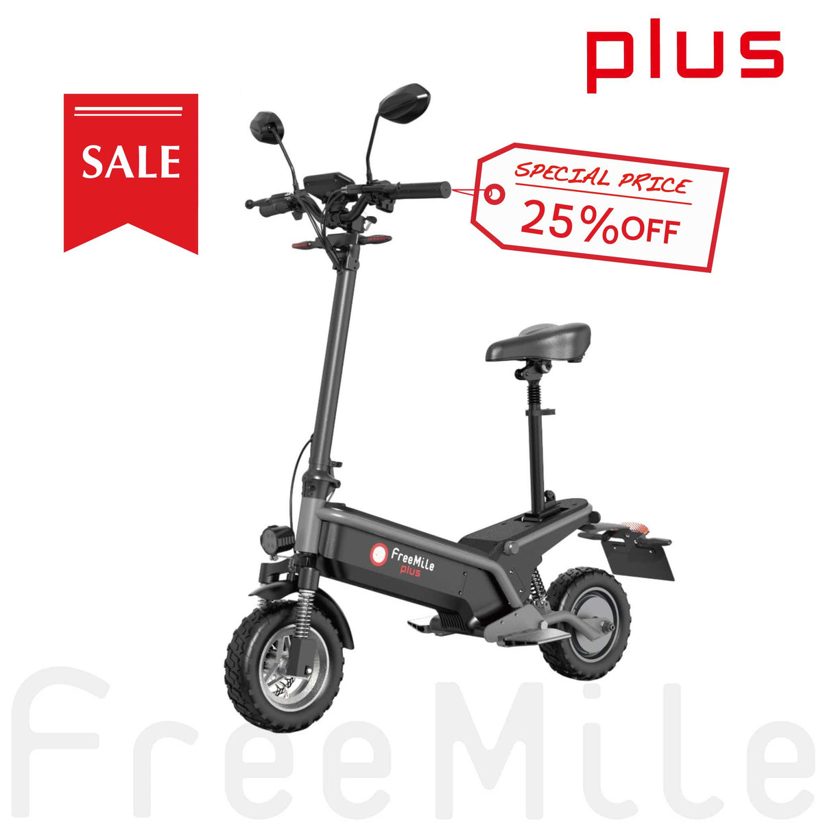 キックボード Free Mile Plus EVバイク | FreeMile | ゼロから日本基準でつくられたEV