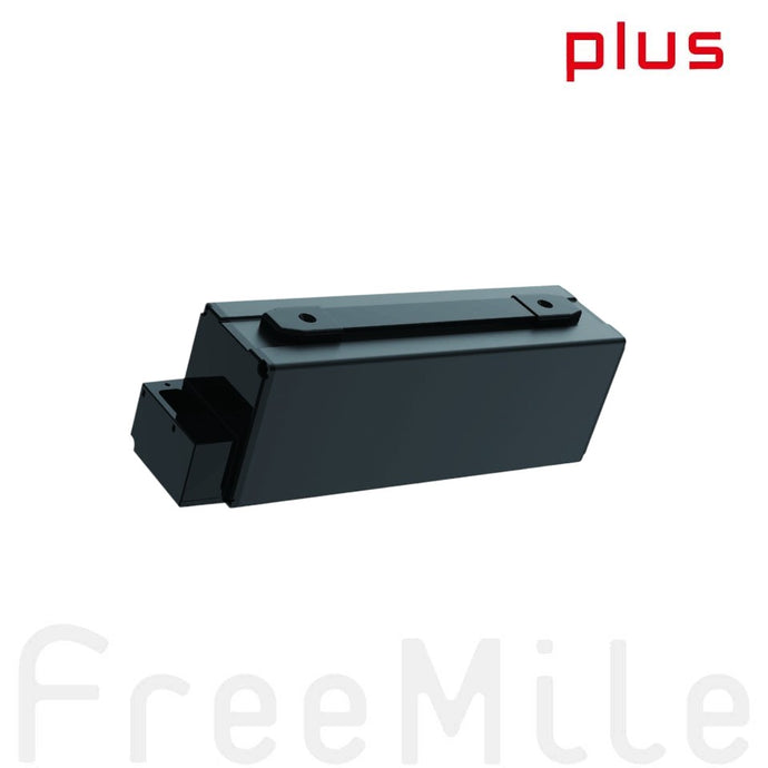FreeMile plus対応の交換・予備用バッテリー。持ち運びやすく簡単に着脱可能。